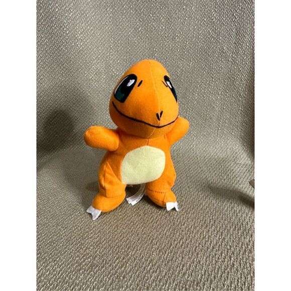 Pokemon CHARMANDER Stuffed Animal Plush Toy Factory 2017 Orange Fire 6.5” - Picture 2 of 10